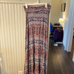 Bohemian Maxi Skirt - Multicolor